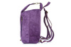 Plum Italian Stylish Women's Leather Suede Backpack A4 W14.