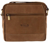 Men's leather shoulder bag, city messenger bag