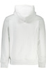 CALVIN KLEIN MEN&#39;S WHITE ZIPLESS SWEATSHIRT