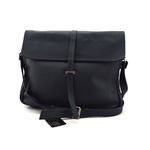 Women's leather messenger bag classic crossbody