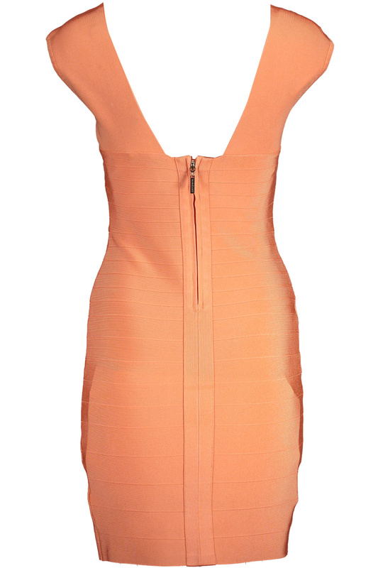 GUESS MARCIANO KURZES KLEID FRAU ORANGE