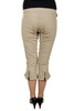 KING&#39;S JEANS WOMEN&#39;S BEIGE FISHERMAN PANTS