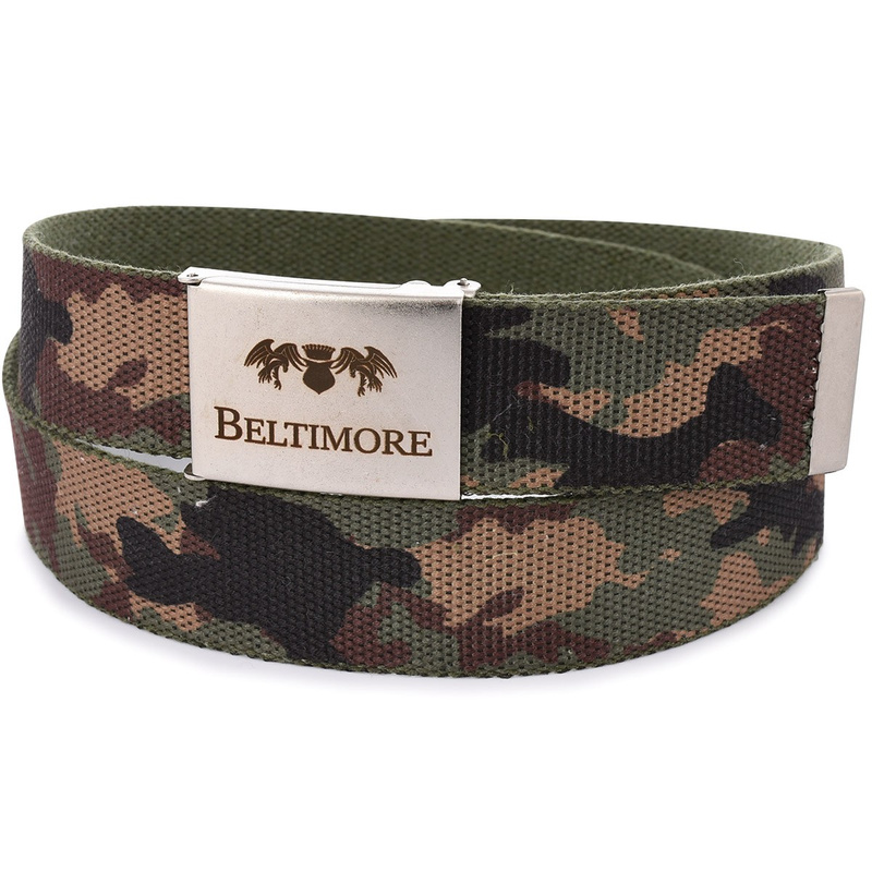 Beltimore men's belt for pants moro parchment box F80