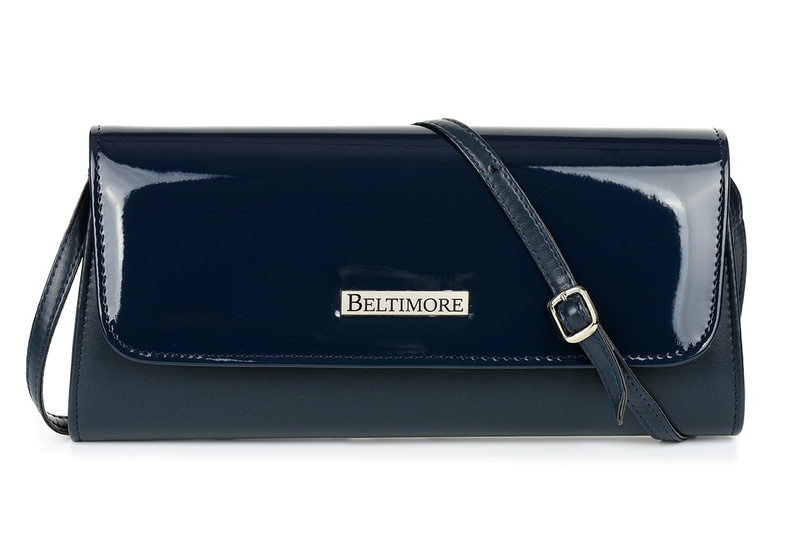 Navy Blue Women's Evening Clutch Bag Beltimore W20