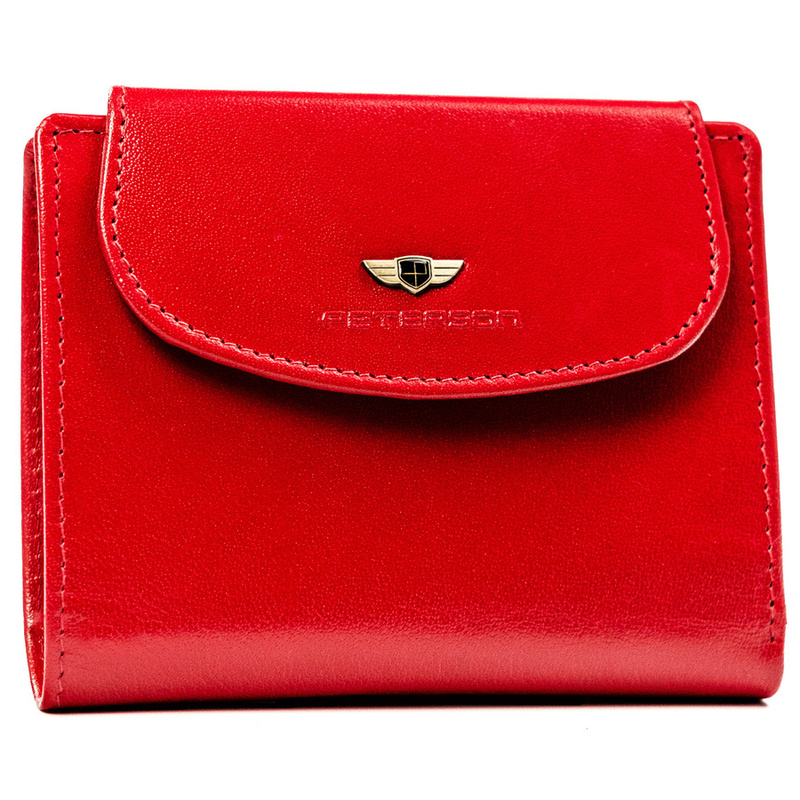 Leather wallet RFID PETERSON PTN 405-BO