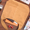 Italian Bag Bag Leather Suede Natural Mustard U35