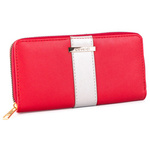 A spacious women's wallet in the style of a 4U Cavaldi pencil case.