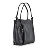 Beautiful elegant large women's leather shopper bag