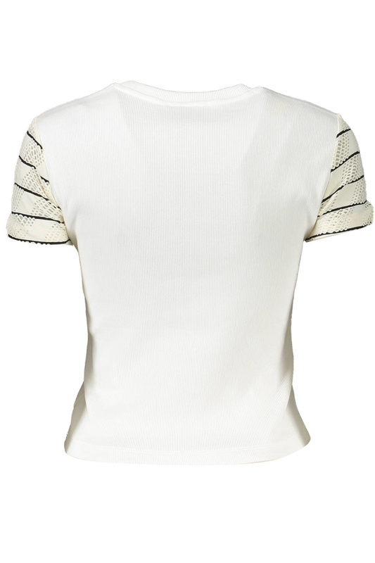 DESIGUAL WOMEN&#39;S SHORT SLEEVE T-SHIRT WHITE