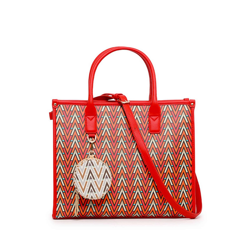 Handtaschen von Valentino by Mario Valentino Modell TONIC-VBS69902 Farbe Rot. Damentaschen. Saison: Frühling/Sommer