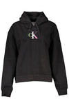 CALVIN KLEIN WOMEN&#39;S ZIPLESS SWEATSHIRT BLACK