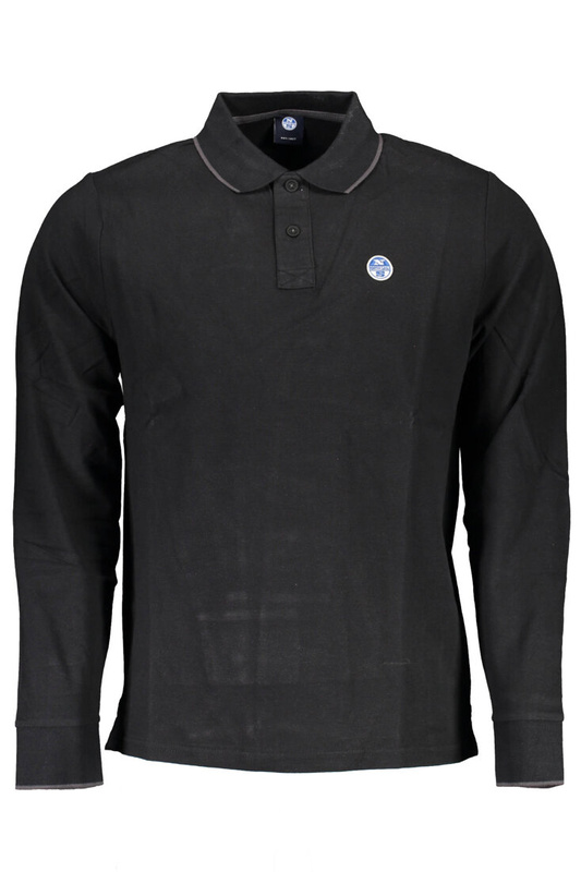 NORTH SAILS POLO LANGARM HERREN SCHWARZ