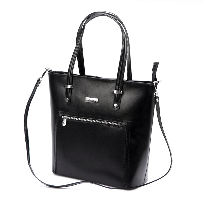 Women's genuine leather handbag MiaMore 01-011 COCO