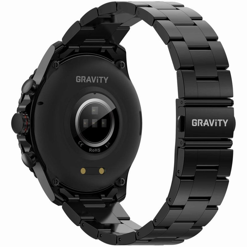 SMARTWATCH MĘSKI GRAVITY GT16-2 - WYKONYWANIE POŁĄCZEŃ, CIŚNIENIOMIERZ (sg034b)