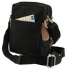 Torba skóra+Canvas 251-MHC BLACK