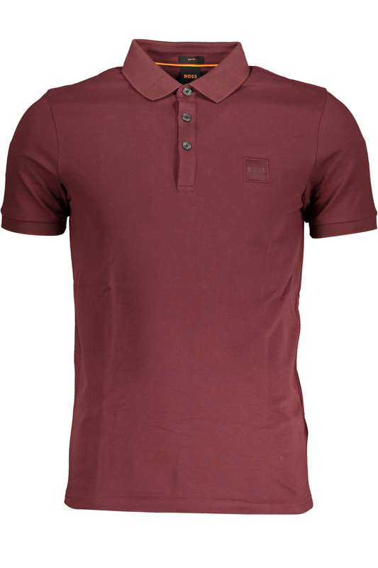 HUGO BOSS HERREN-POLOSHIRT MIT KURZÄRMELN, ROT