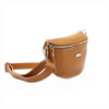 Leather urban crossbody bag by MiaMore