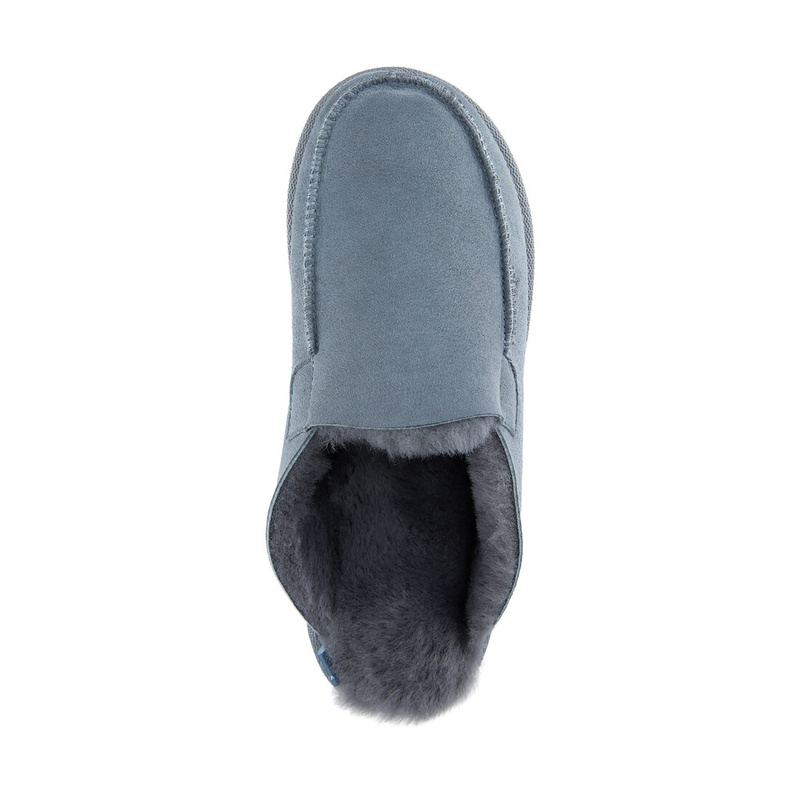 Vanuba men's leather insulated slippers