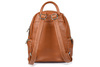 Leather urban women's backpack, spacious and stylish