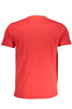 CAVALLI CLASS HERREN-KURZARM-T-SHIRT ROT