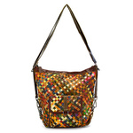 Women's large handbag and backpack colorful mosaic