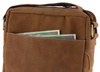 Men's leather shoulder bag, city messenger bag