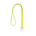 Neck lanyard for keys Colorful Marseille by DUDU made in genuine leather with metal ring and carabiner. A simple, discreet and colourful accessory.