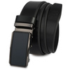 BELTIMORE men's leather belt buckle automatic black A21 : Colors - black, Strap size - r.115-130 cm