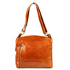 Leather elegant women's messenger bag by Florence