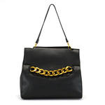 Women's shoulder bag, over the shoulder with a chain