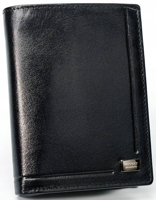 Leather stylish large extended Rovicky with RFID