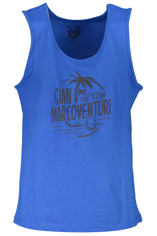 GIAN MARCO VENTURI MAN BLAUES TANKTOP