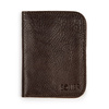 Brown leather wallet / passport holder SOLIER SW07