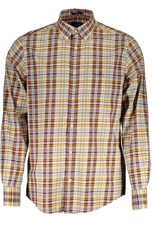 GANT HERREN-LANGARMSHIRT LILA