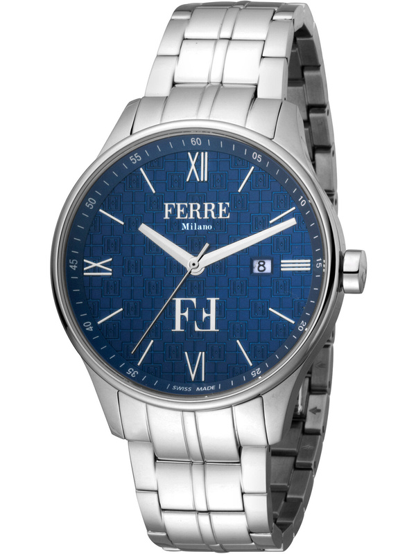 Ferre Milano Marke Uhr Modell FM1G112M0251 Farbe Grau. Accessoires für Männer. Saison: Ganzjährig