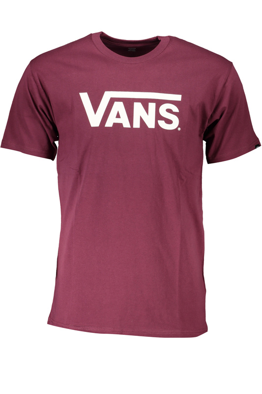 VANS PURPLE MEN&#39;S SHORT SLEEVE T-SHIRT