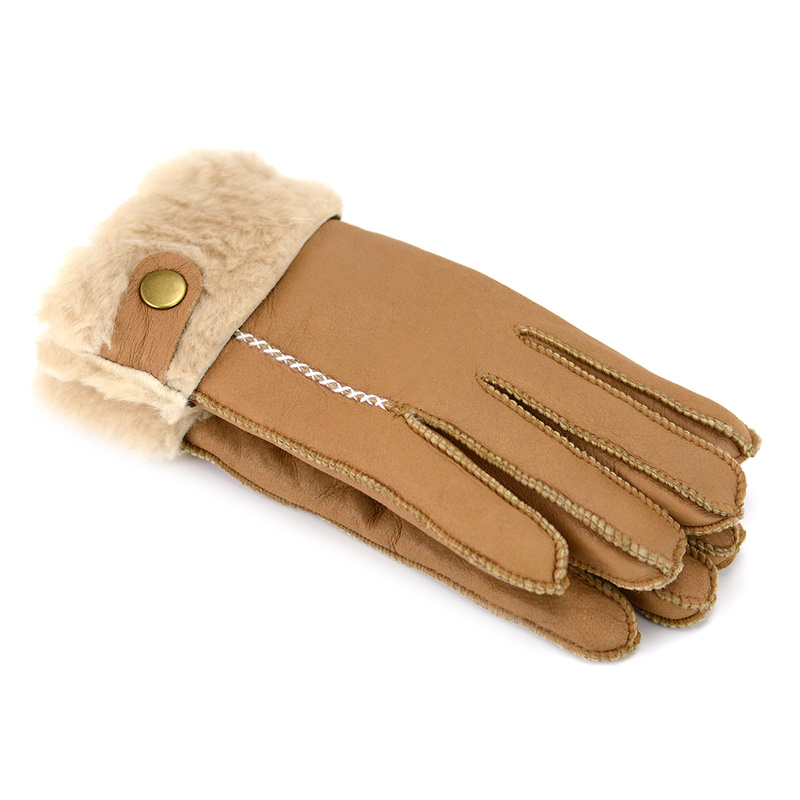 Fünf-Finger-Leder-Isolierhandschuhe