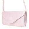 Women's Clutch Handbag Small Powder Pink Beltimore W19