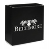 Beltimore leather men's black wide belt W26 : Colors - black, Strap size - r.105-120 cm