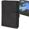 Men's classic leather wallet RFiD black Beltimore K45