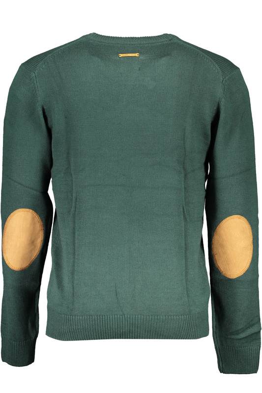 GIAN MARCO VENTURI MEN&#39;S GREEN SWEATER