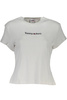 TOMMY HILFIGER WEISSES KURZARM-T-SHIRT FÜR DAMEN