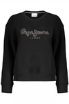 PEPE JEANS DAMEN-SWEATSHIRT MIT REISSVERSCHLUSS SCHWARZ