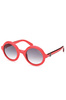 MONCLER RED WOMAN SUNGLASSES