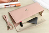 Beltimore powder pink M78 lacquered clutch bag with strap elegant Beltimore powder pink