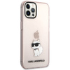 Karl Lagerfeld KLHCP12MHNCHTCP iPhone 12 /12 Pro 6,1" różowy/pink hardcase Ikonik Choupette