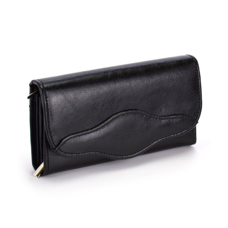 Elegant classic women's leather wallet by Elkor