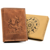 Men's wallet with zodiac signs pattern Always Wild