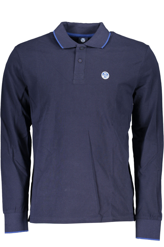 NORTH SAILS MEN&#39;S LONG SLEEVED POLO SHIRT BLUE