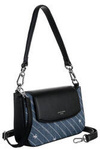 Leatherette shoulder bag DAVID JONES CH21051